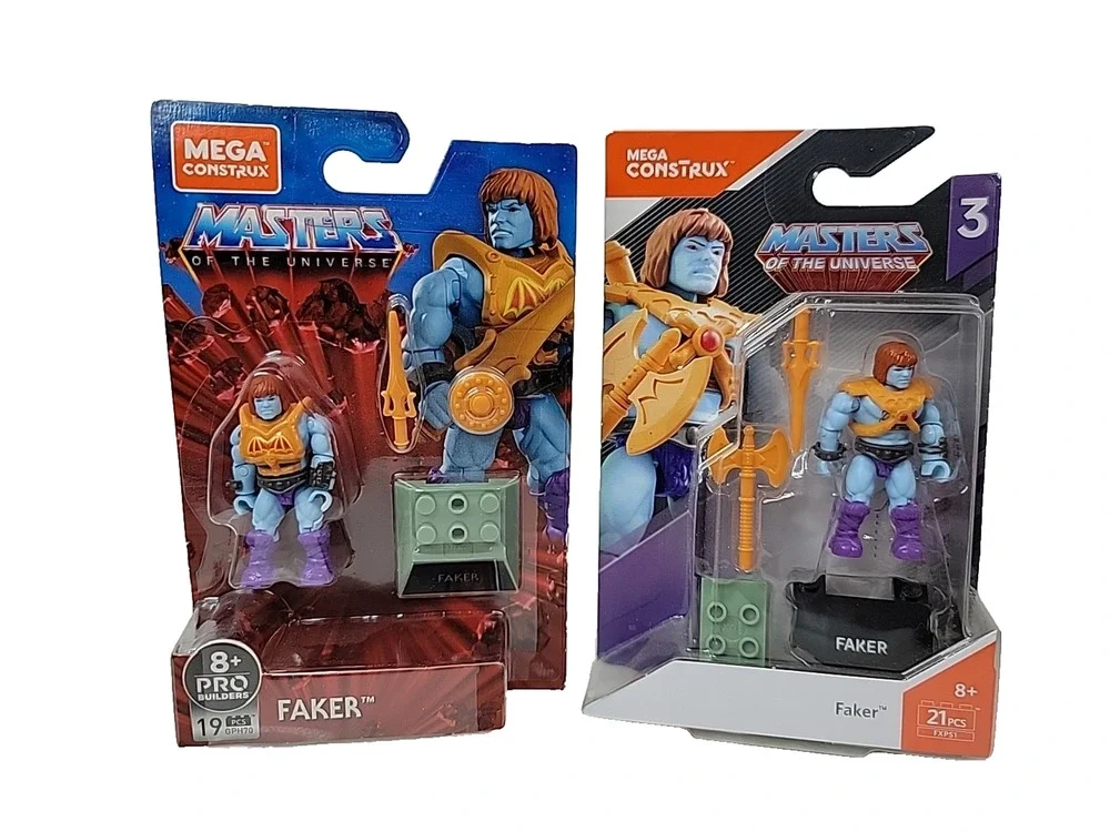 Mega Construx Masters of the UNIVERSE Faker Battle Armor Set Of 2 Figures MOTU